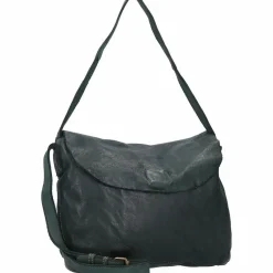 Harold's Schultertaschen<Submarine Schultertasche L Leder 28 cm grün