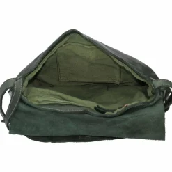 Harold's Schultertaschen<Submarine Schultertasche L Leder 28 cm grün