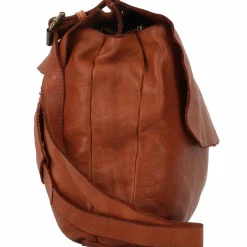 Harold's Henkeltaschen|Schultertaschen<Submarine Schultertasche Leder 45 cm cognac