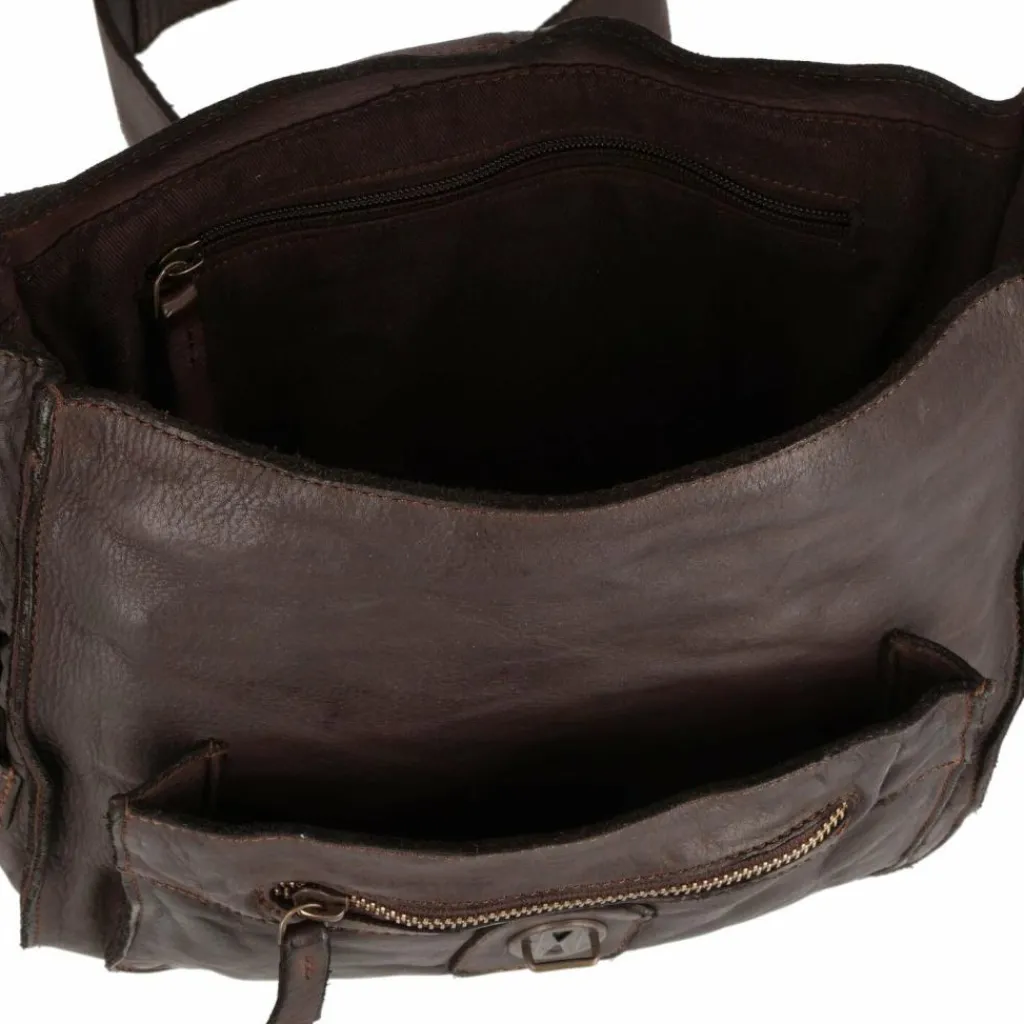 Harold's Umhängetaschen<Submarine Umhängetasche Leder 24 cm braun