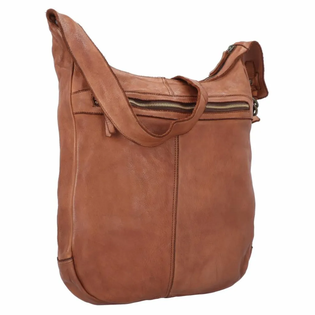 Outlet Harold's Submarine Umhängetasche Leder 31 cm cognac