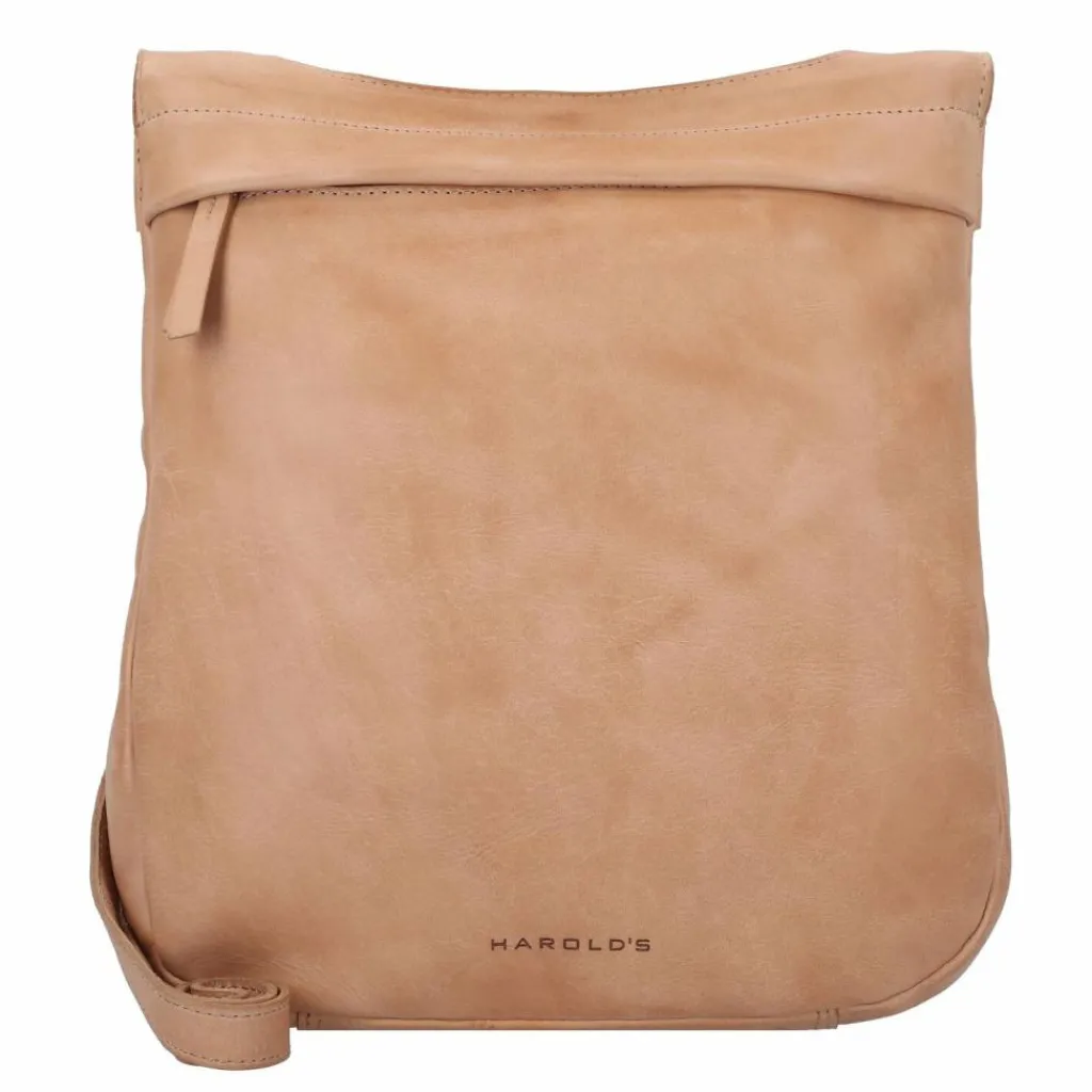 Harold's Submarine Umhängetasche Leder 25 cm caramel