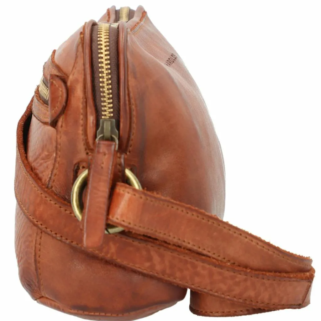 New Harold's Submarine Umhängetasche Leder 26 cm cognac