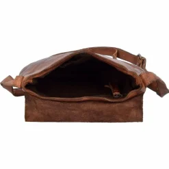 Outlet Harold's Submarine Umhängetasche Leder 21 cm cognac