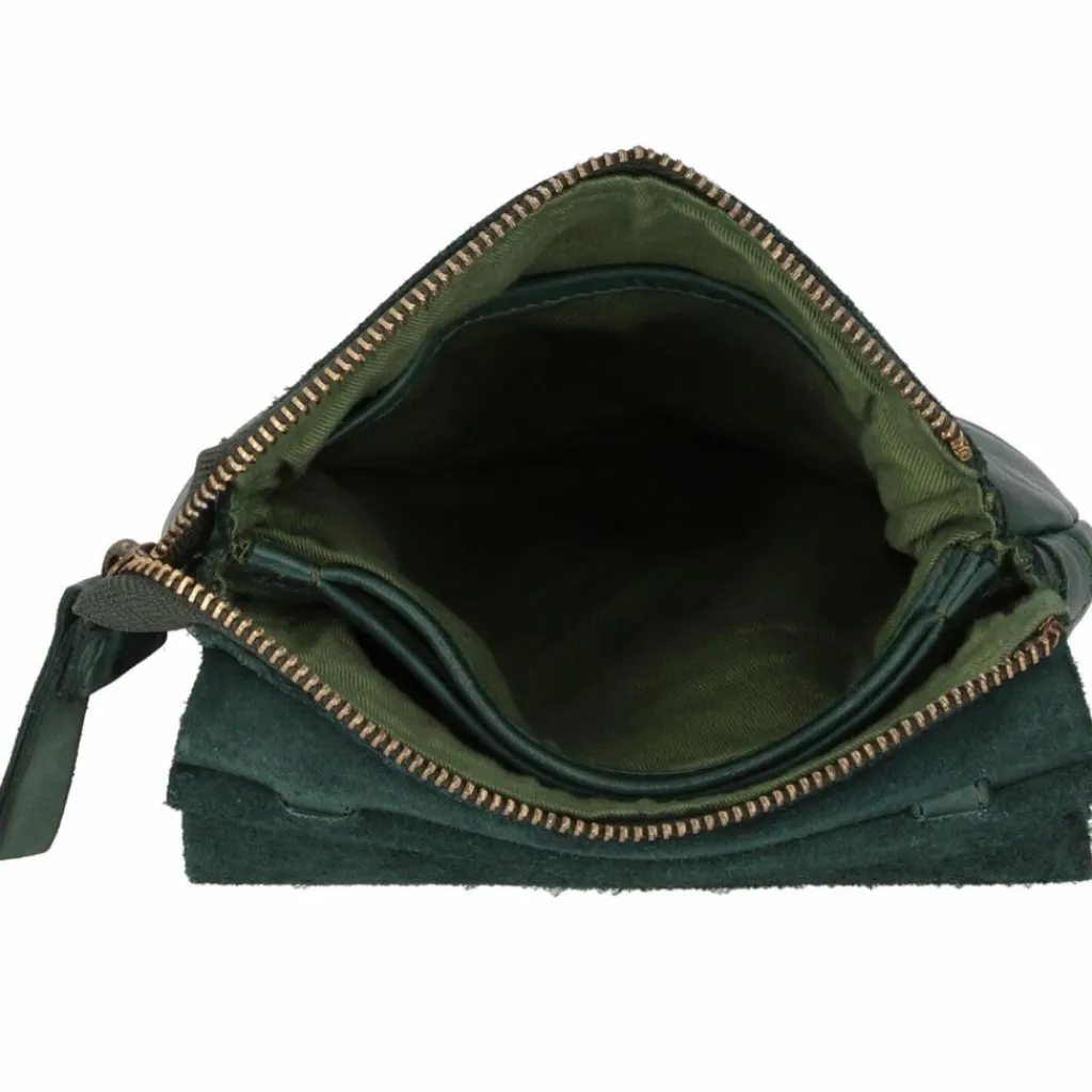 Harold's Umhängetaschen<Submarine Umhängetasche Leder 15 cm grün