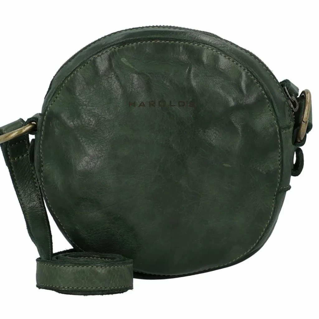 Best Harold's Submarine Umhängetasche Leder 18 cm grün