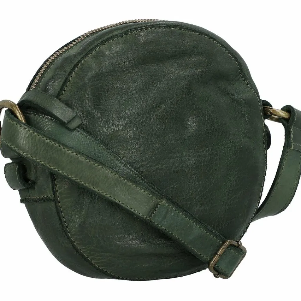 Best Harold's Submarine Umhängetasche Leder 18 cm grün