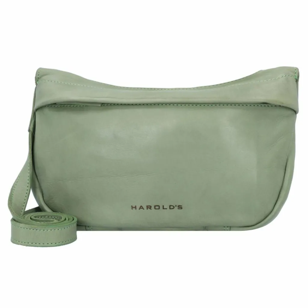 Best Harold's Submarine Umhängetasche Leder 28 cm lindgruen