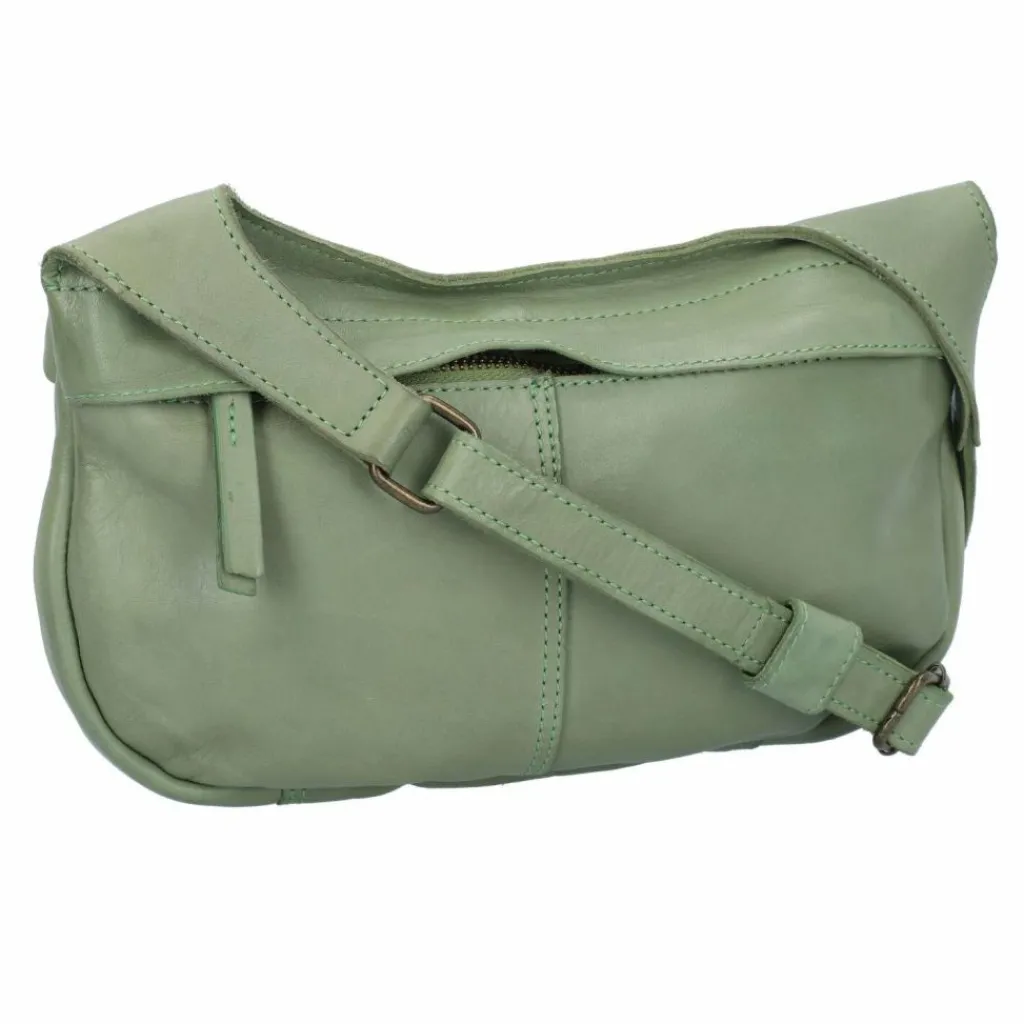 Best Harold's Submarine Umhängetasche Leder 28 cm lindgruen