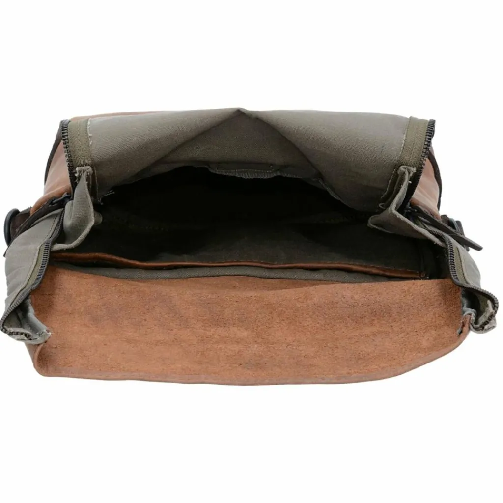 New Harold's Twister Kurier Umhängetasche Leder 26 cm natur