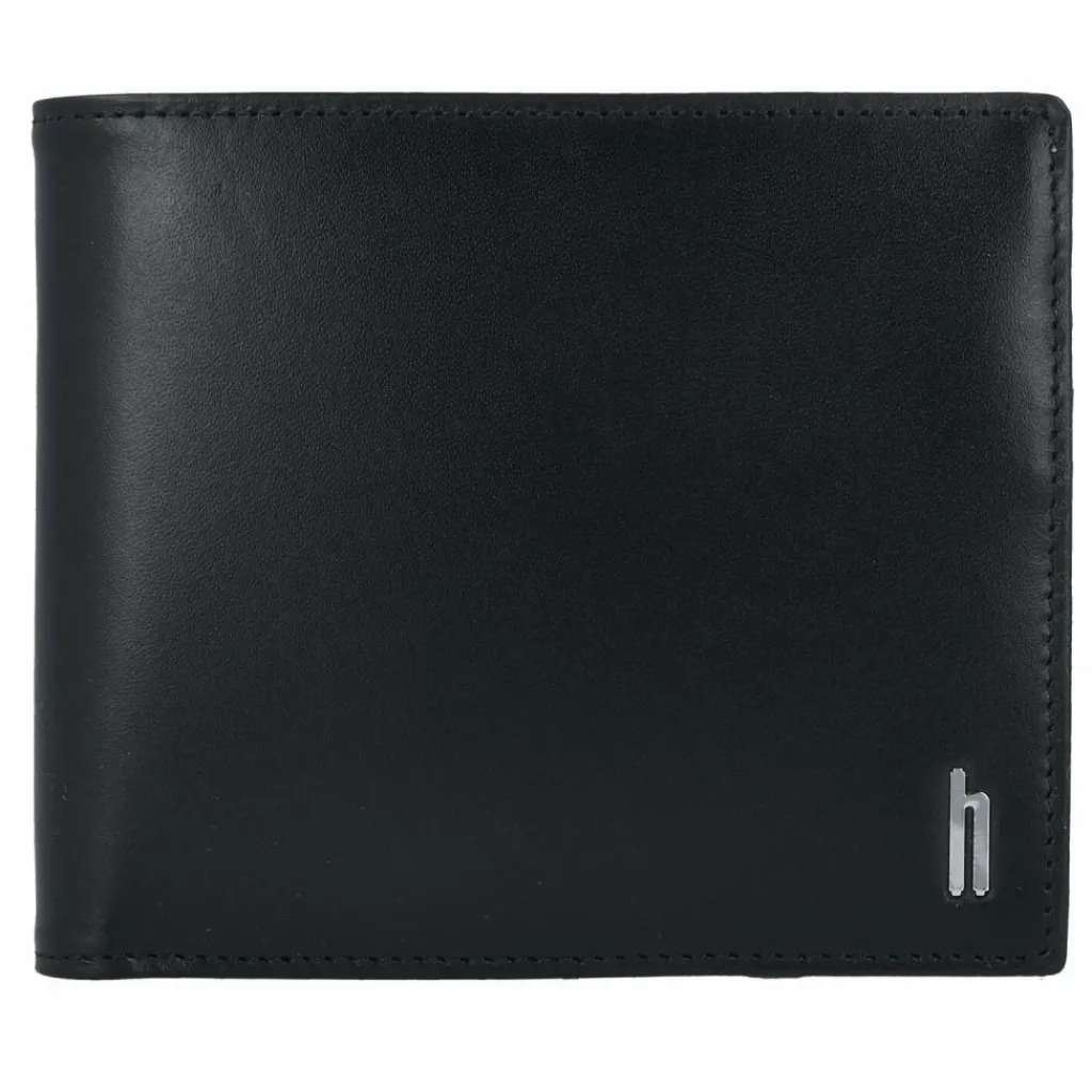 Clearance Hartmann Memphis east Geldbörse Leder 11 cm shiny black