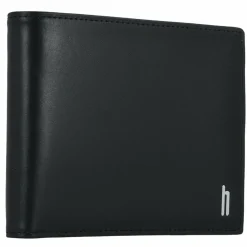 Clearance Hartmann Memphis east Geldbörse Leder 11 cm shiny black