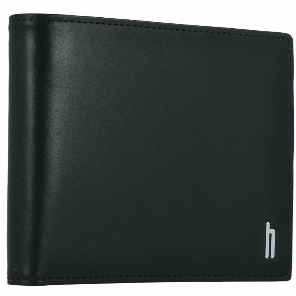 Clearance Hartmann Memphis east Geldbörse Leder 11 cm shiny black
