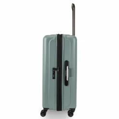 Hedgren Hartgepäck|4-Rollen Koffer<Comby Grip L Exp 4 Rollen Trolley L 74 cm mit Dehnfalte grey-green
