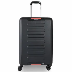 Hedgren Hartgepäck|4-Rollen Koffer<Comby Grip M Exp 4 Rollen Trolley M 65 cm mit Dehnfalte black