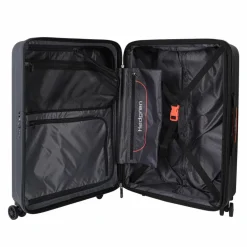 Hedgren Hartgepäck|4-Rollen Koffer<Comby Grip M Exp 4 Rollen Trolley M 65 cm mit Dehnfalte black