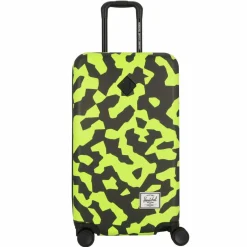 Herschel 4-Rollen Koffer|Hartgepäck<Heritage 4 Rollen Trolley M 69 cm shadow pixel lime punch