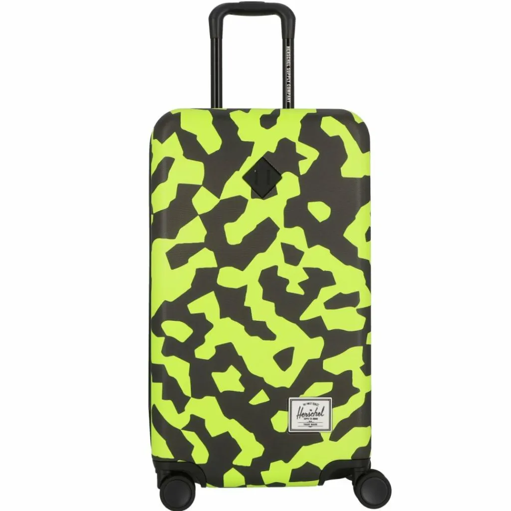 Herschel 4-Rollen Koffer|Hartgepäck<Heritage 4 Rollen Trolley M 69 cm shadow pixel lime punch
