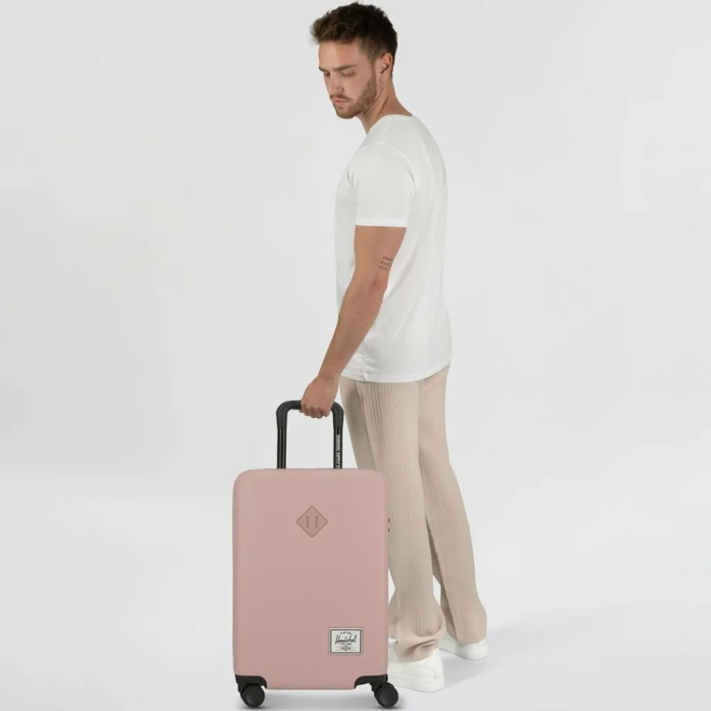 Herschel Hartgepäck Kabinengepäck|4-Rollen Kabinentrolleys<Heritage 4 Rollen Kabinentrolley S 54 cm ash rose