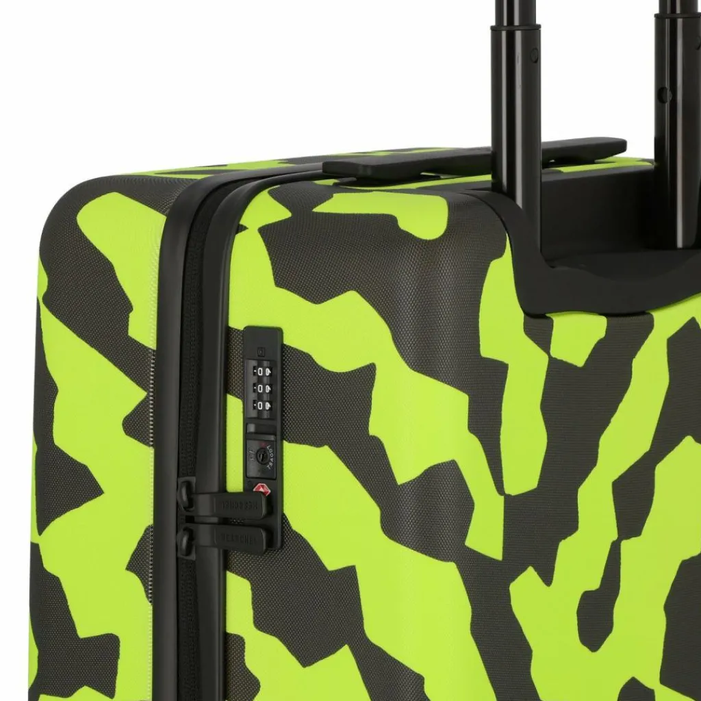 New Herschel Heritage 4 Rollen Kabinentrolley XS 50 cm shadow pixel lime punch