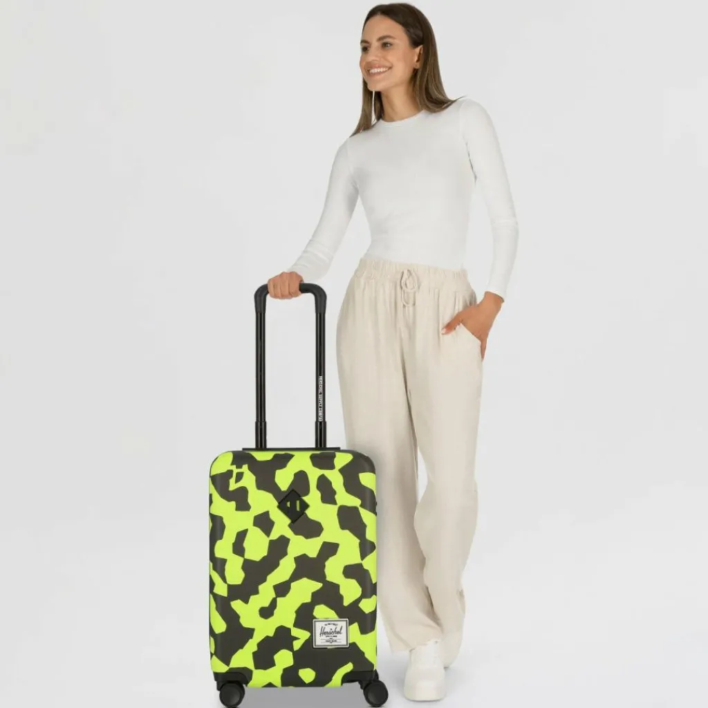 Herschel Hartgepäck Kabinengepäck|4-Rollen Kabinentrolleys<Heritage 4 Rollen Kabinentrolley S 54 cm shadow pixel lime punch