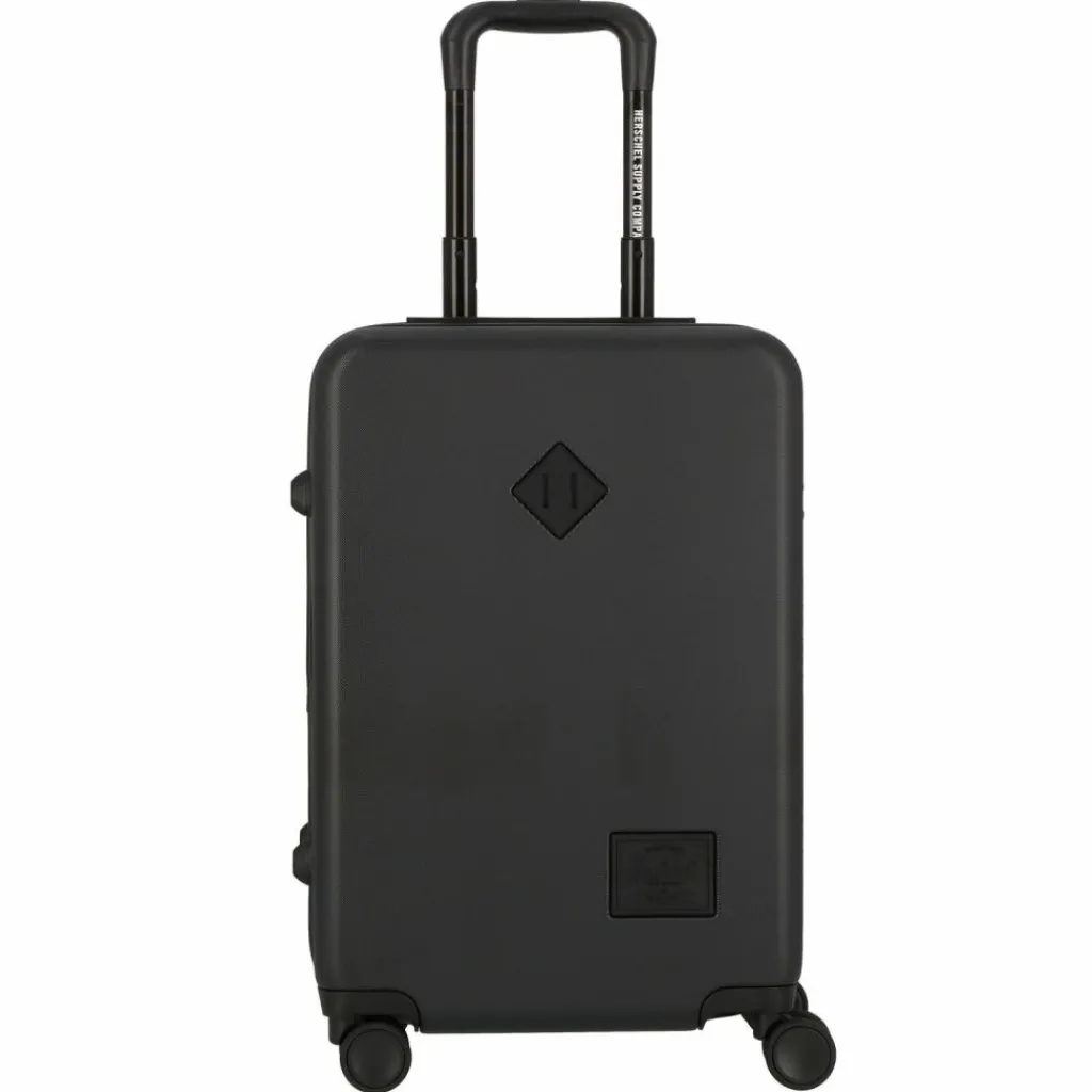Outlet Herschel Heritage 4 Rollen Kabinentrolley 54 cm mit Dehnfalte black
