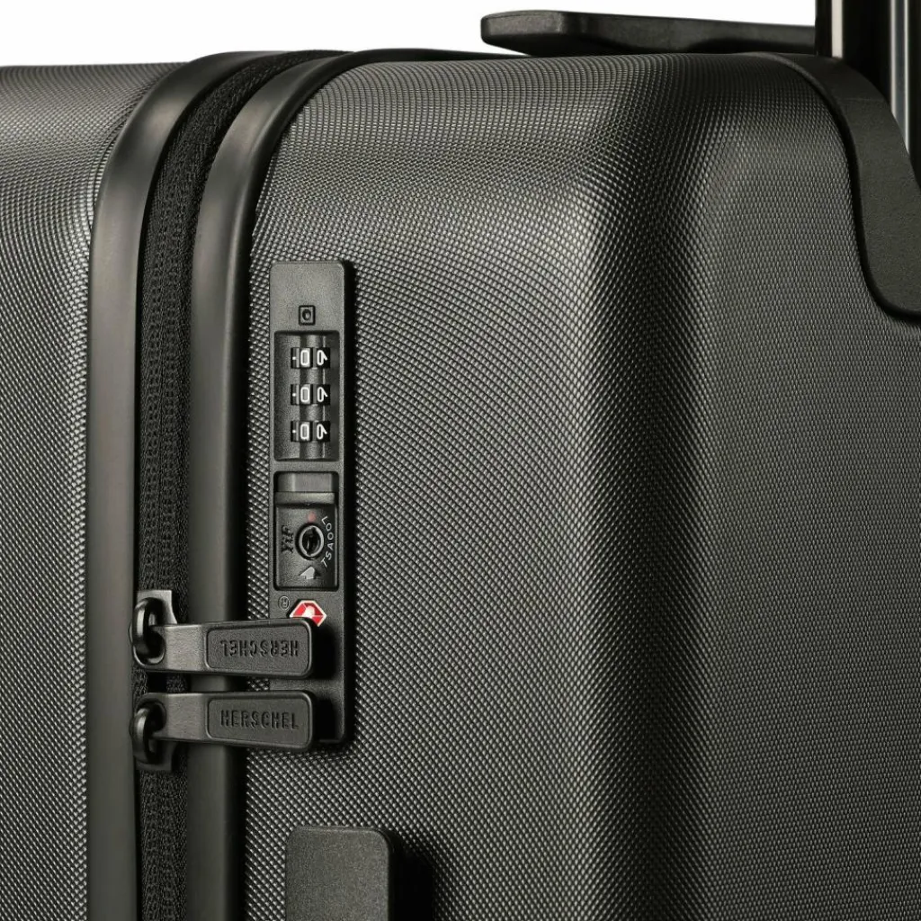 Clearance Herschel Heritage 4 Rollen Kabinentrolley 54 cm black