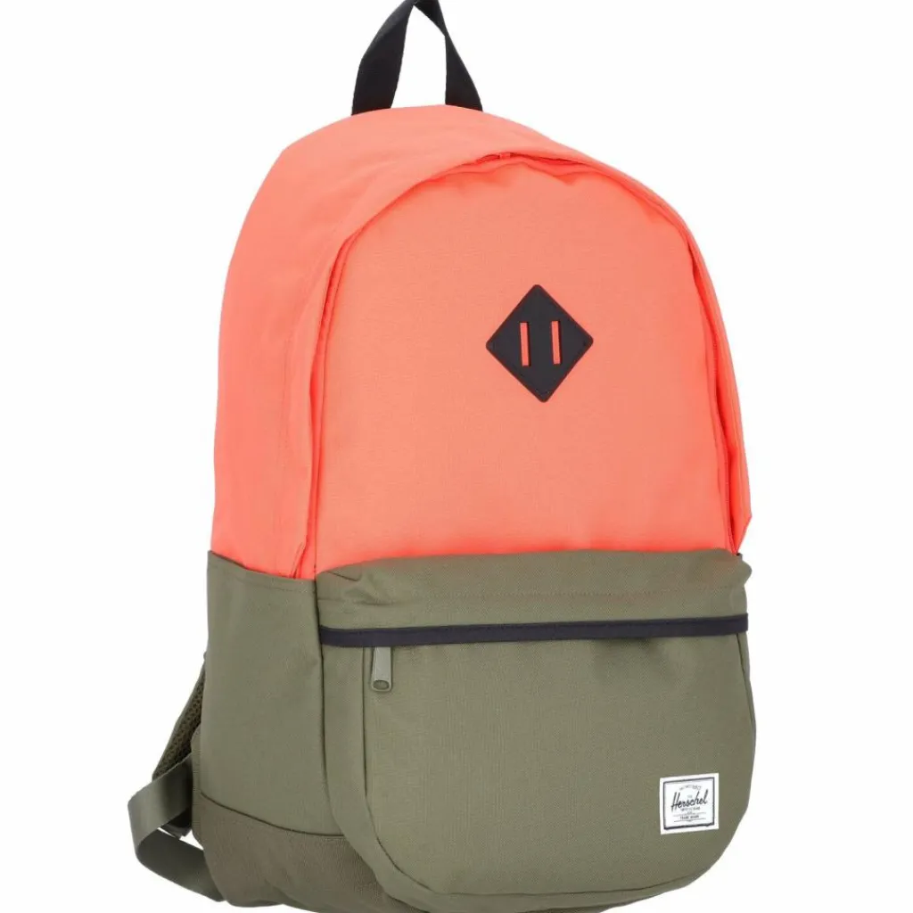 New Herschel Heritage Pro Rucksack 49 cm Laptopfach hotcoralivygreen-black