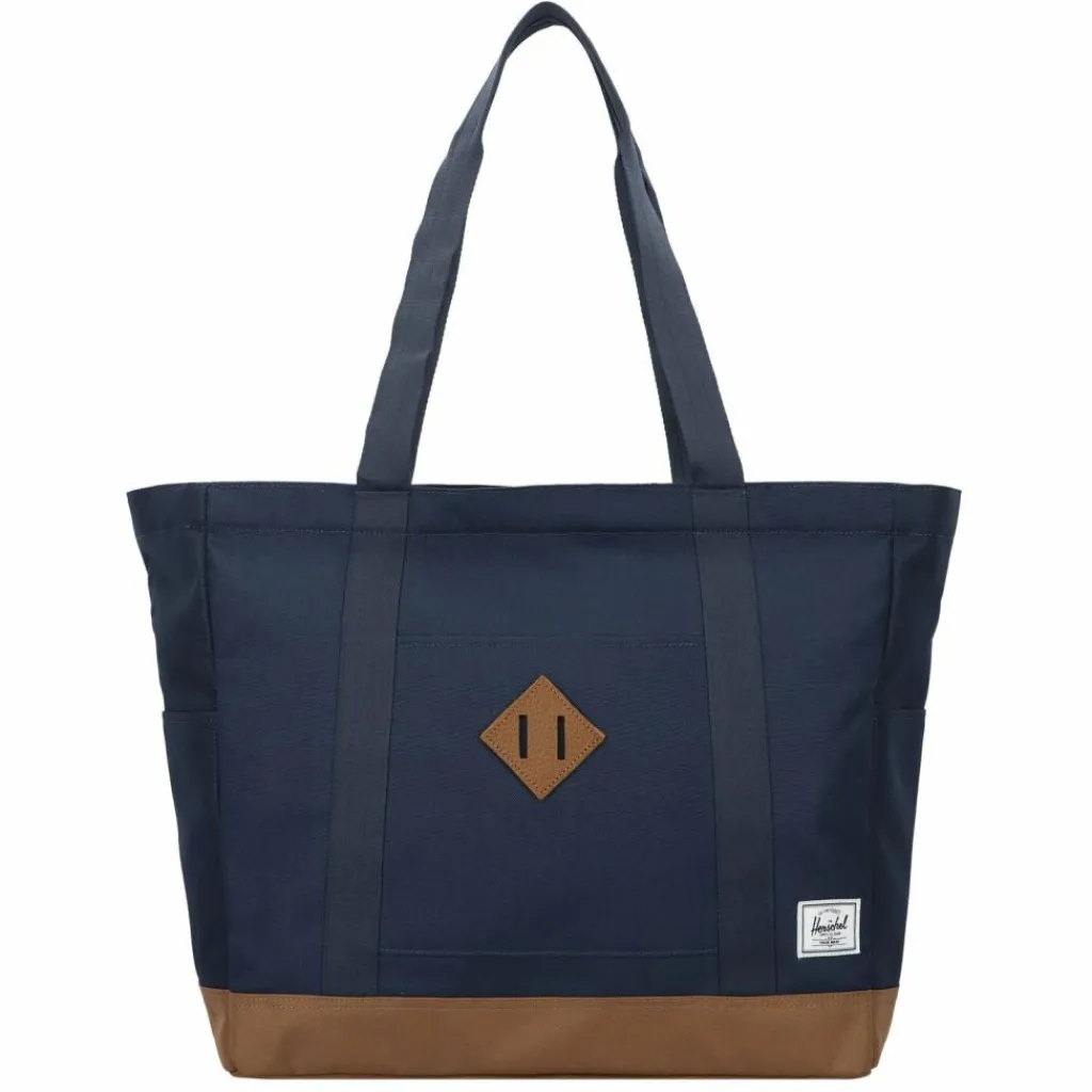 Herschel Shopper|Schultertaschen<Heritage Shopper Tasche 63.5 cm Laptopfach navy-saddle brown