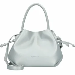 Hey Marly Beuteltaschen|Umhängetaschen<Cool Companion Beuteltasche Leder 28 cm silver