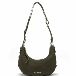 Hey Marly Schultertaschen|Henkeltaschen<Lifetime Sister Suede Schultertasche Leder 25 cm forest