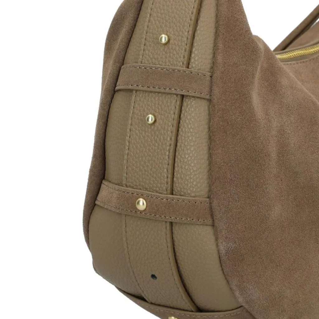 Online Hey Marly Lifetime Sister Suede Schultertasche M Leder 35.5 cm mocha