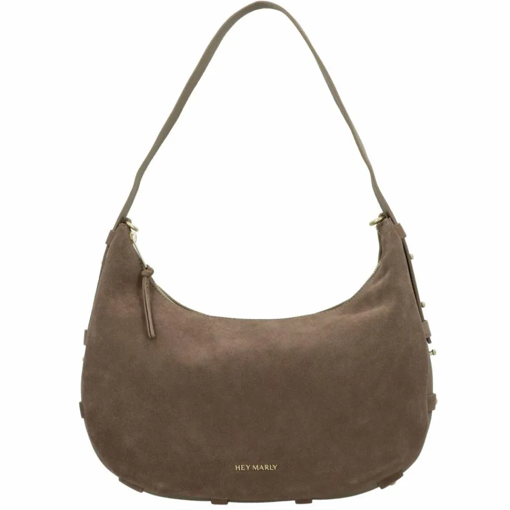 Online Hey Marly Lifetime Sister Suede Schultertasche M Leder 35.5 cm mocha