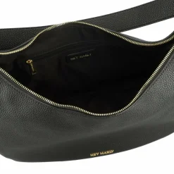 Hey Marly Schultertaschen|Henkeltaschen<Lifetime Sister Schultertasche M Leder 35 cm black