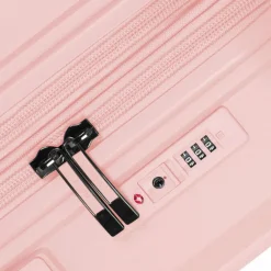 Clearance Heys AirLite 4 Rollen Kofferset 3-teilig mit Dehnfalte blush
