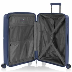 Sale Heys AirLite 4 Rollen Trolley M 66 cm mit Dehnfalte blue
