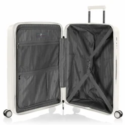 Heys 4-Rollen Koffer|Hartgepäck<AirLite 4 Rollen Trolley M 66 cm mit Dehnfalte white