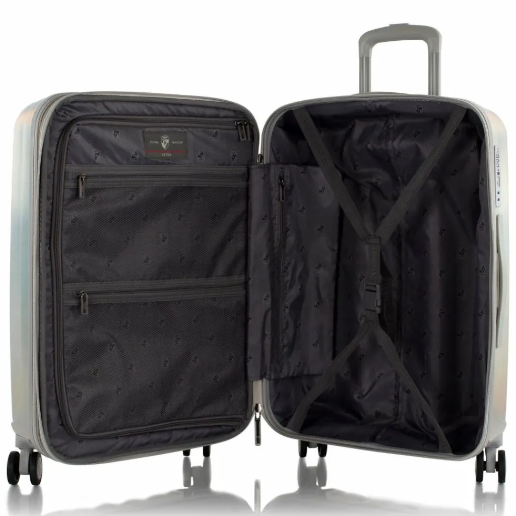 Discount Heys Astro 4 Rollen Kofferset 3-teilig mit Dehnfalte silver