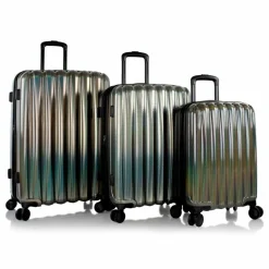 Heys Koffersets Als Hartgepäck|Koffersets 3-Teilig<Astro 4 Rollen Kofferset 3-teilig mit Dehnfalte charcoal