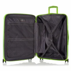 Heys Hartgepäck|4-Rollen Koffer<Astro 4 Rollen Trolley L 76 cm mit Dehnfalte green