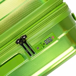 Heys 4-Rollen Koffer|Hartgepäck<Astro 4 Rollen Trolley M 66 cm mit Dehnfalte green