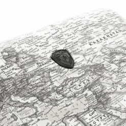 Online Heys Black Camo 4 Rollen Kofferset 3-teilig mit Dehnfalte black-white world map