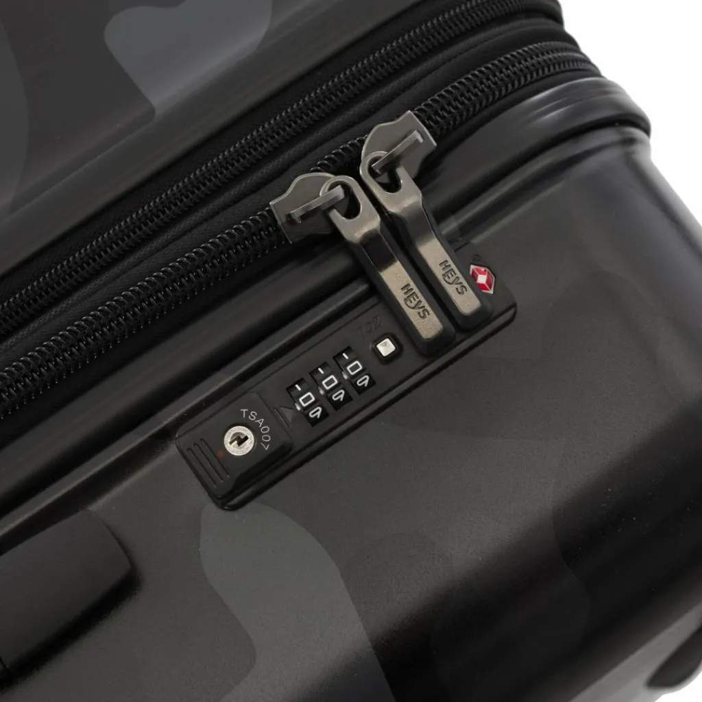 Best Heys Black 4 Rollen Kabinentrolley S 53 cm mit Dehnfalte camo