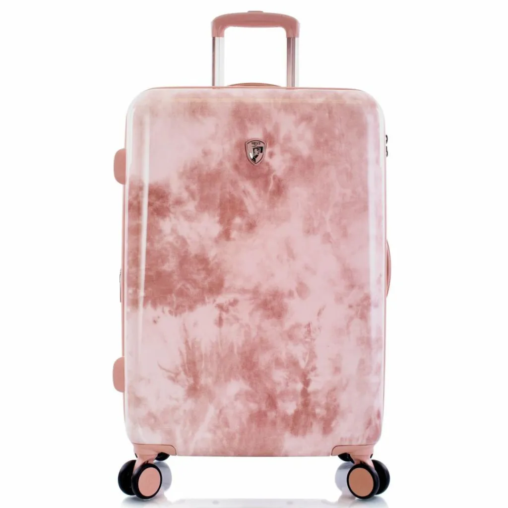 Heys 4-Rollen Koffer|Hartgepäck<Black Camo 4 Rollen Trolley M 66 cm mit Dehnfalte rose