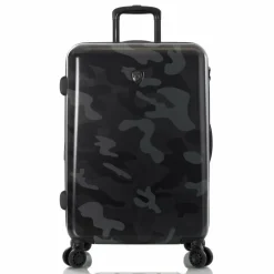 Heys Hartgepäck|4-Rollen Koffer<Black 4 Rollen Trolley M 66 cm mit Dehnfalte camo