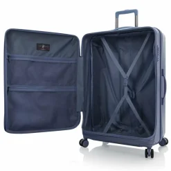 New Heys EZ Fashion 4 Rollen Trolley L 76 cm mit Dehnfalte navy