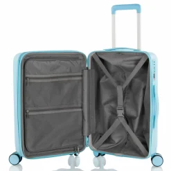 Heys Hartgepäck Kabinengepäck|4-Rollen Kabinentrolleys<Pastel 4 Rollen Kabinentrolley S 53 cm mit Dehnfalte blue