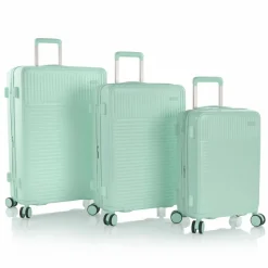 Online Heys Pastel 4 Rollen Kofferset 3-teilig mit Dehnfalte mint