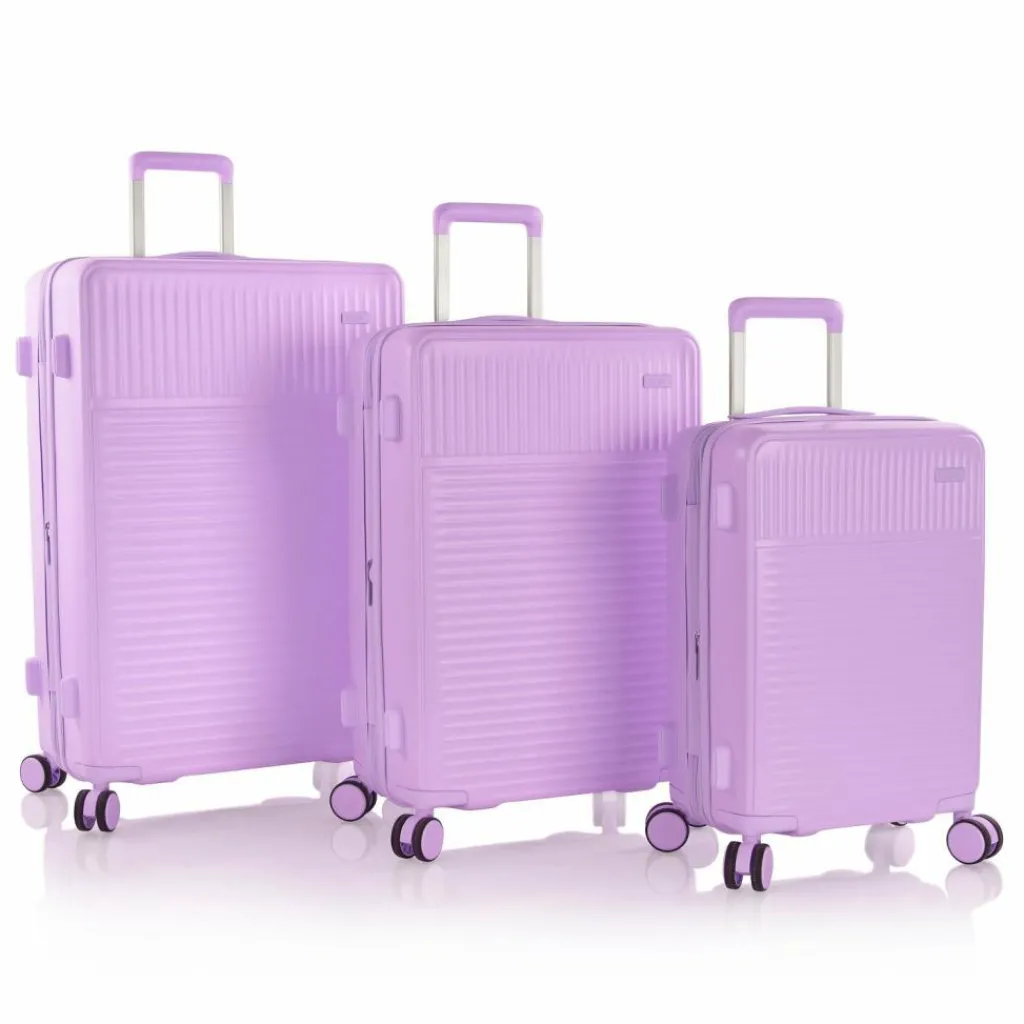 Heys Pastel 4 Rollen Kofferset 3-teilig mit Dehnfalte