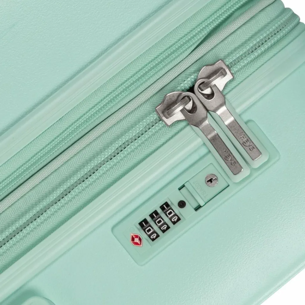Heys Hartgepäck|4-Rollen Koffer<Pastel 4 Rollen Trolley L 76 cm mit Dehnfalte mint